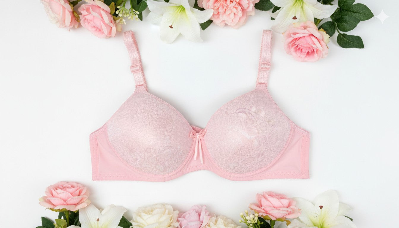 Pack Of 3 - Pink Padded